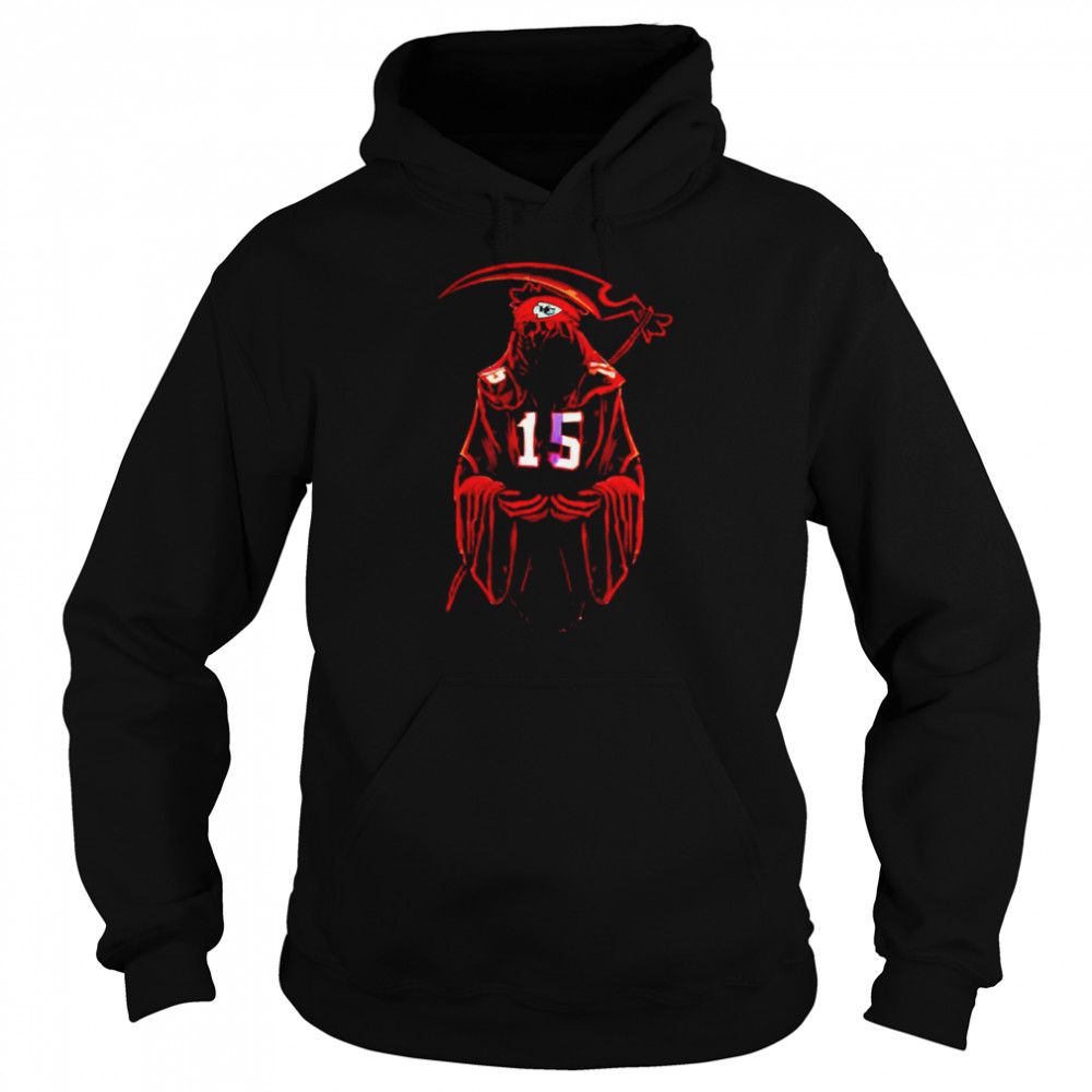 Kansas City Chiefs Patrick Mahomes grim reaper T-shirt now on sale