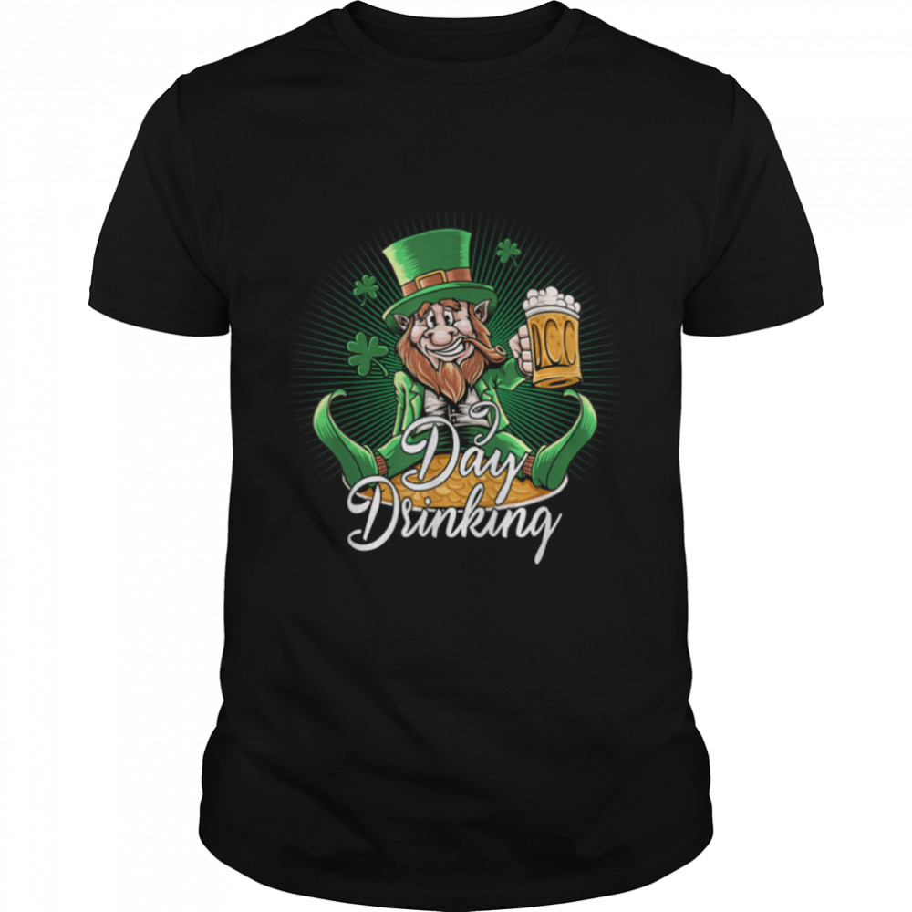 St Patricks Day I Love Day Drinking Funny Beer Lovers T-Shirt B09SD7L5L8