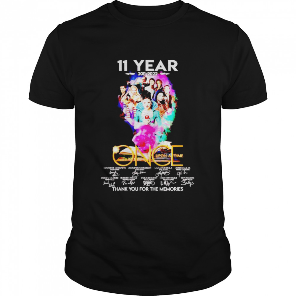 11 years of Once Upon a Time 2011 2022 thank you for the memories shirt