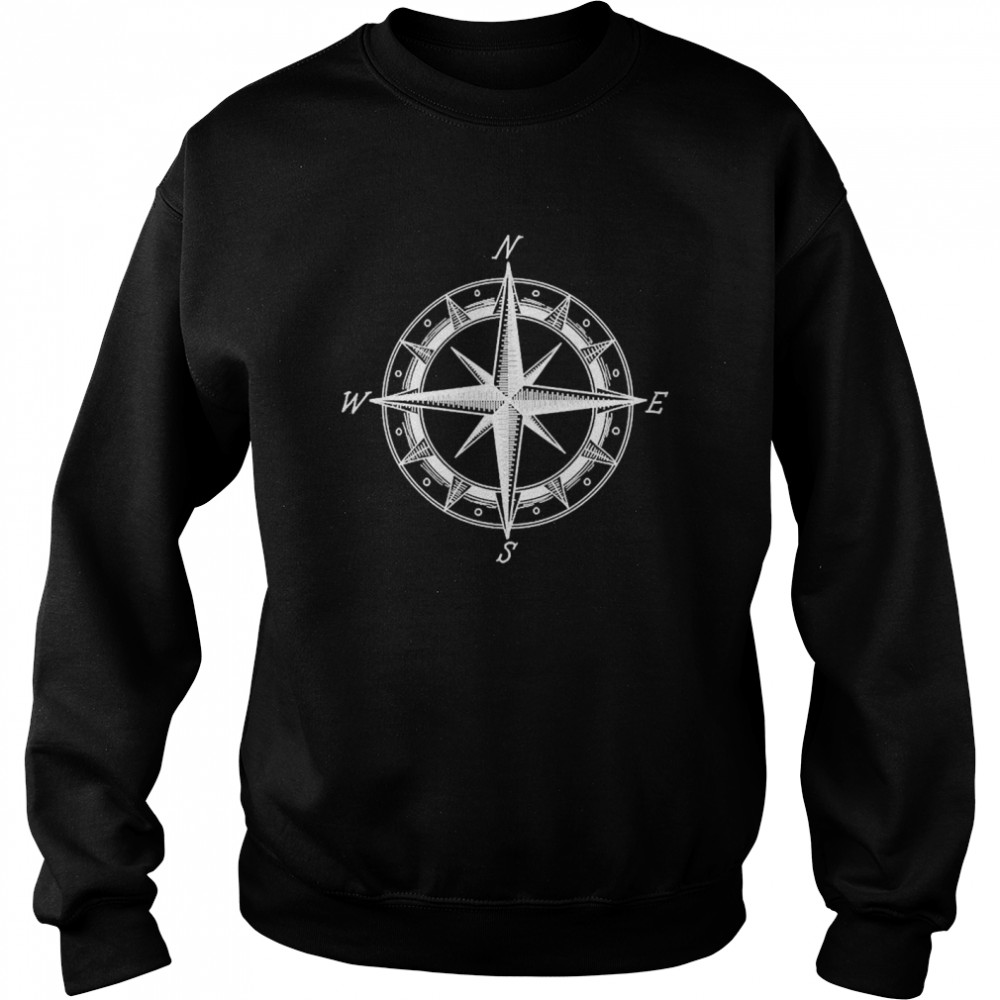 Compass Sailing Pullover Boating Lovers  Unisex Sweatshirt