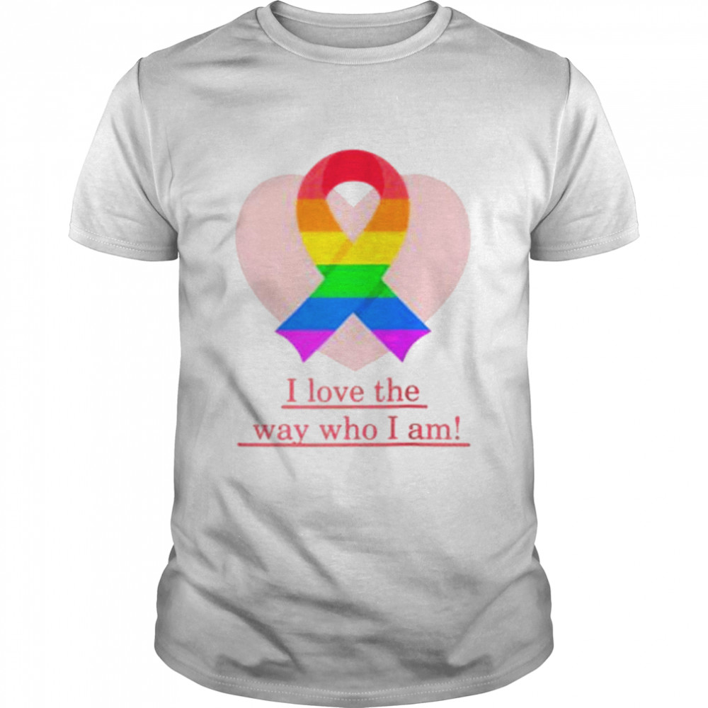 LGBTQ Gay Pride Rainbow Flag Heart Gender Love Shirt
