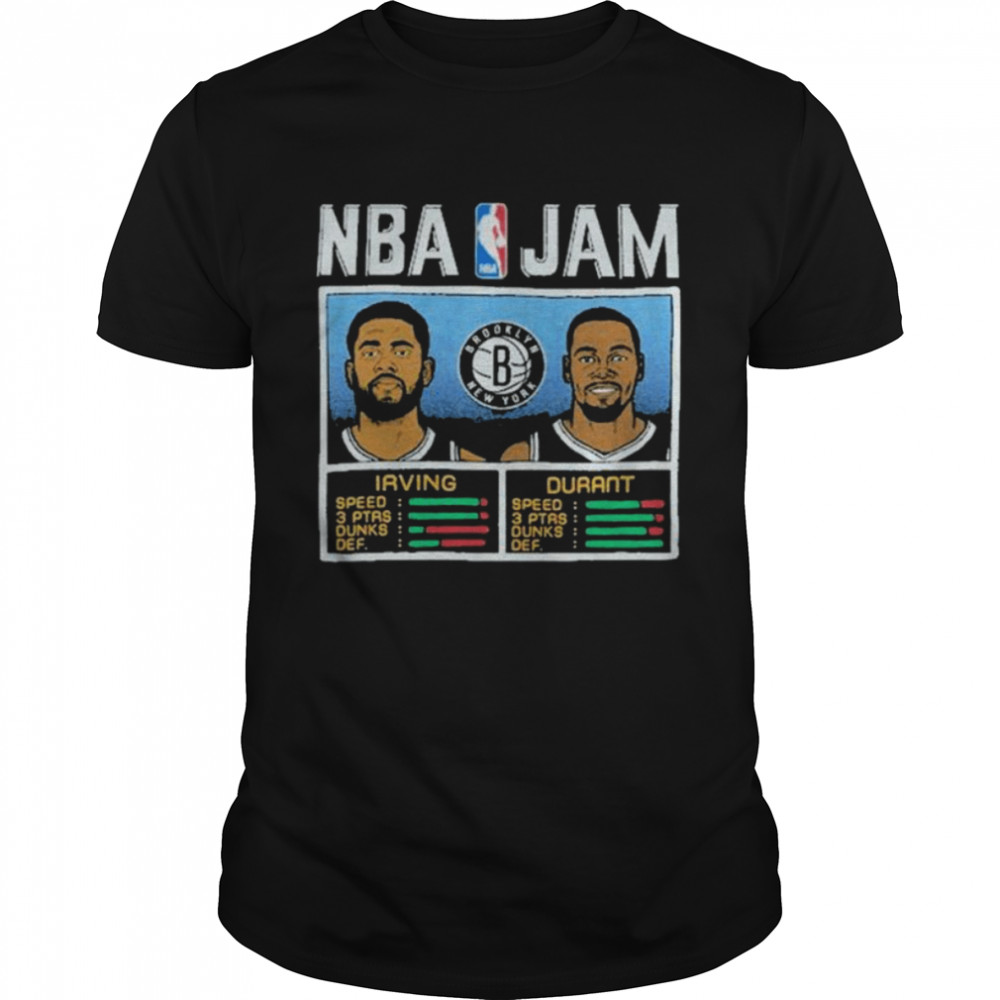 NBA Jam Nets Irving And Durant Shirt