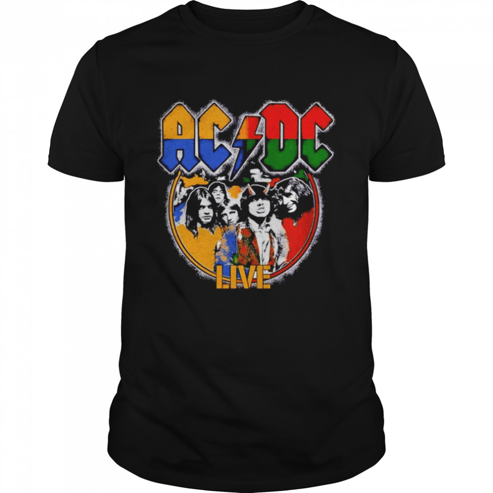 ACDC Live colorblock graphic shirt