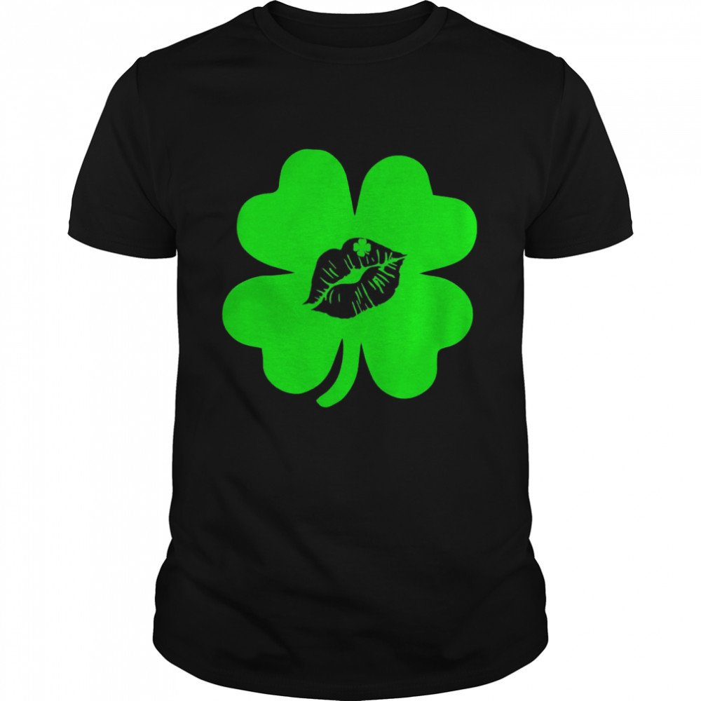 St Patrick Day Kiss with Lips, St Patrick’s Day Shirt