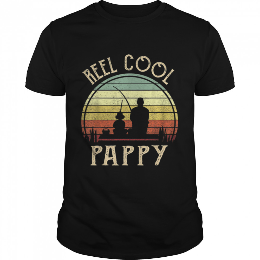 Mens Reel Cool Pappy Shirt Fishing Fathers Day T-Shirt B09TPHHGM4
