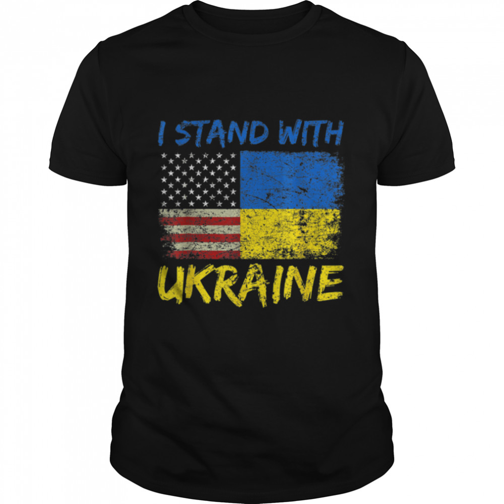 Ukraine Vintage Flag, Ukrainian Lovers, Ukraine Pride T-Shirt B09TPKGBTJ