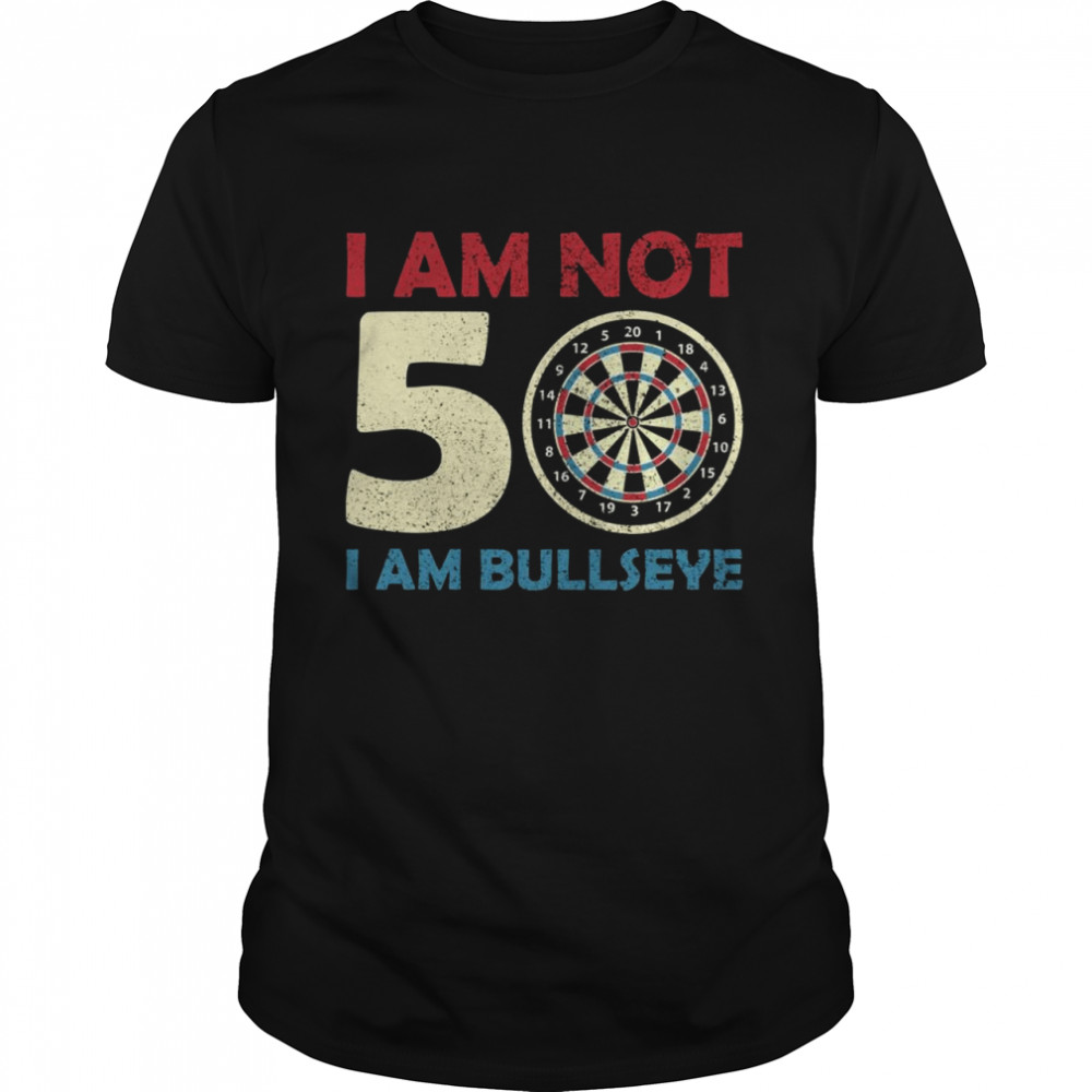 50 Year Bullseye Birthday 1972 Old 50th Birthday Shirt