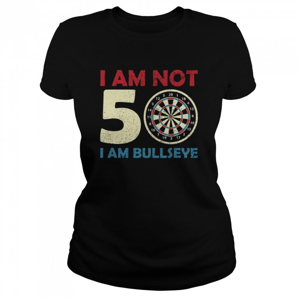 50 Year Bullseye Birthday 1972 Old 50th Birthday  Classic Women's T-shirt