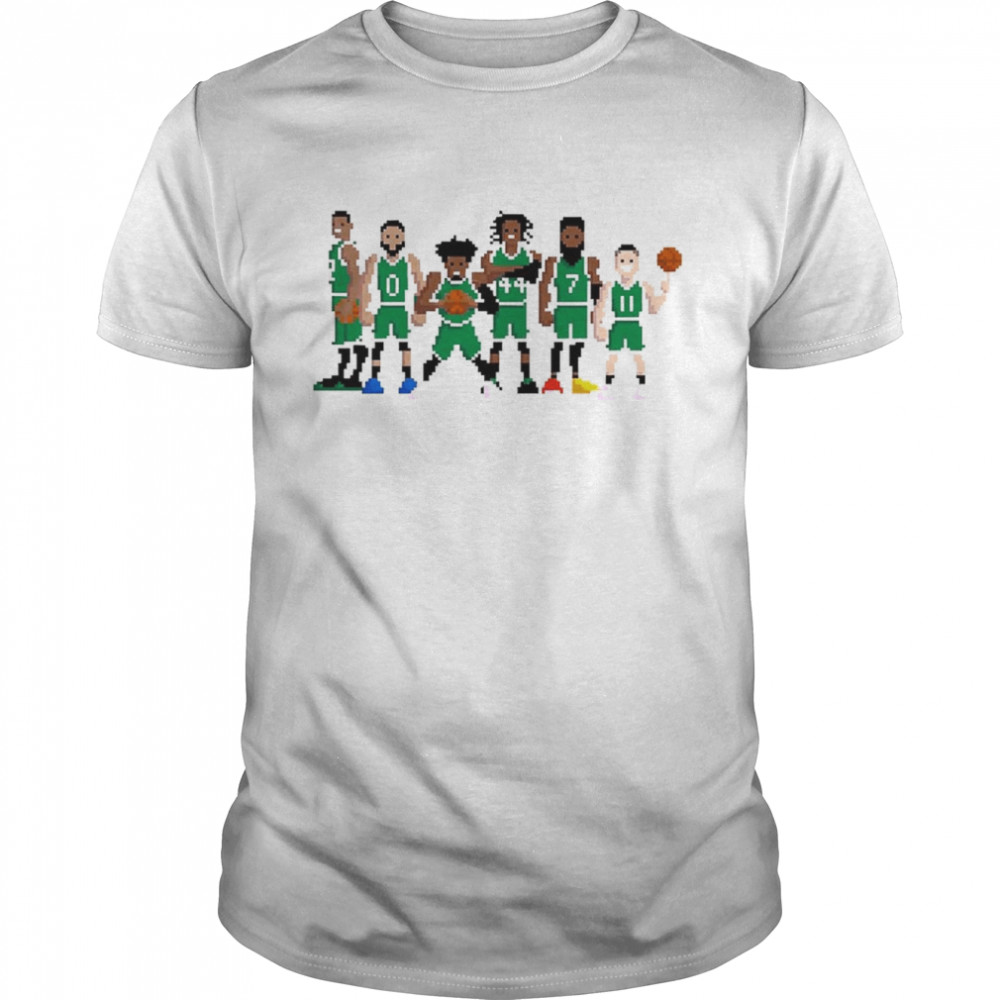 8bit Boston Basketball Squad T-shirt