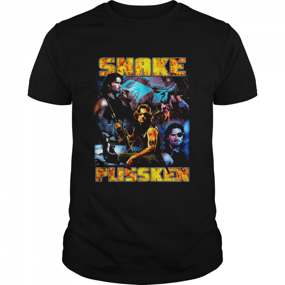 Escape From New York Snake Action Montage Men’s T Shirt