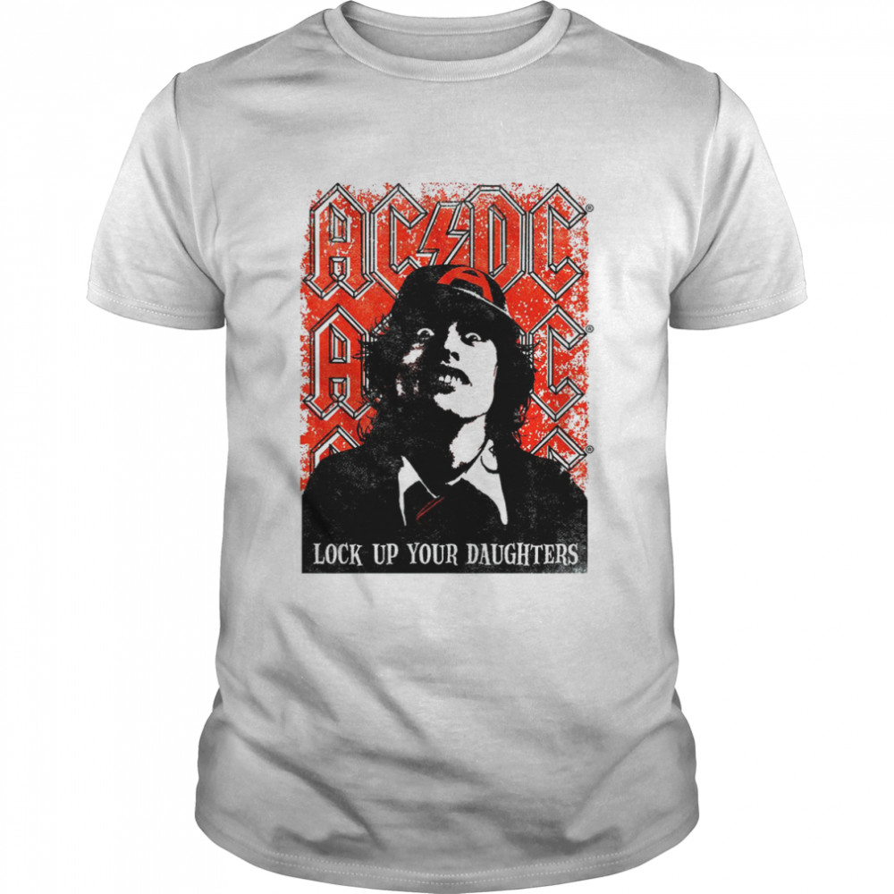 Retro Lock Up Your Daughters ACDC Shirt