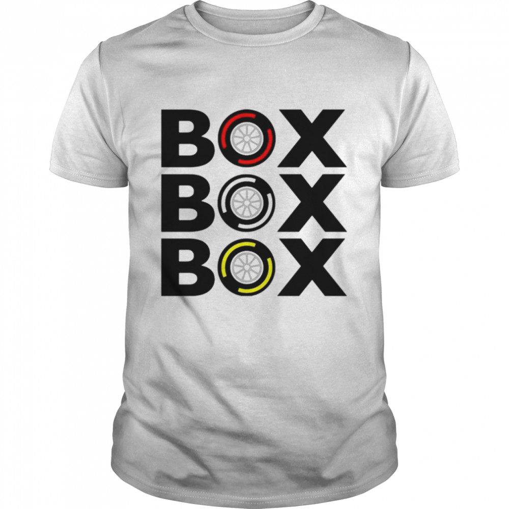 Box Box Box F1 Tyre Compound shirt