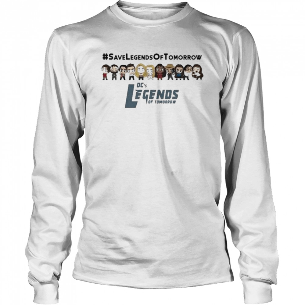 Save Legends Of Tomorrow Cartoon Characters T- Long Sleeved T-shirt