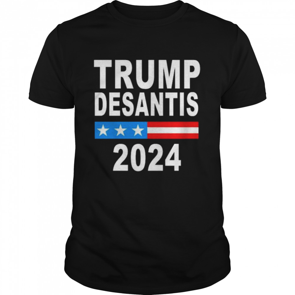 Trump desantis 2024 us flag shirt