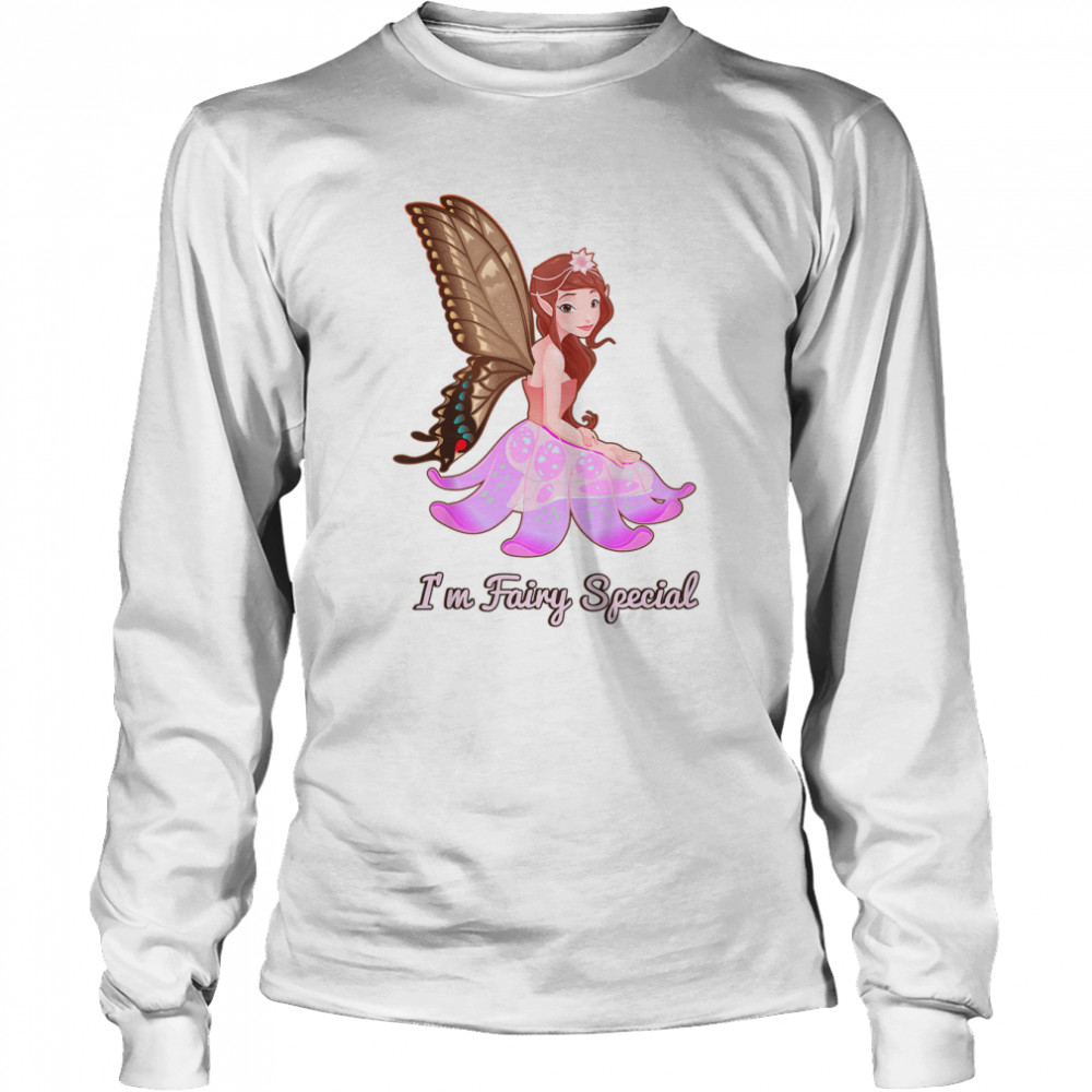 Kids Girls Fairy Princess T-shirt Long Sleeved T-shirt