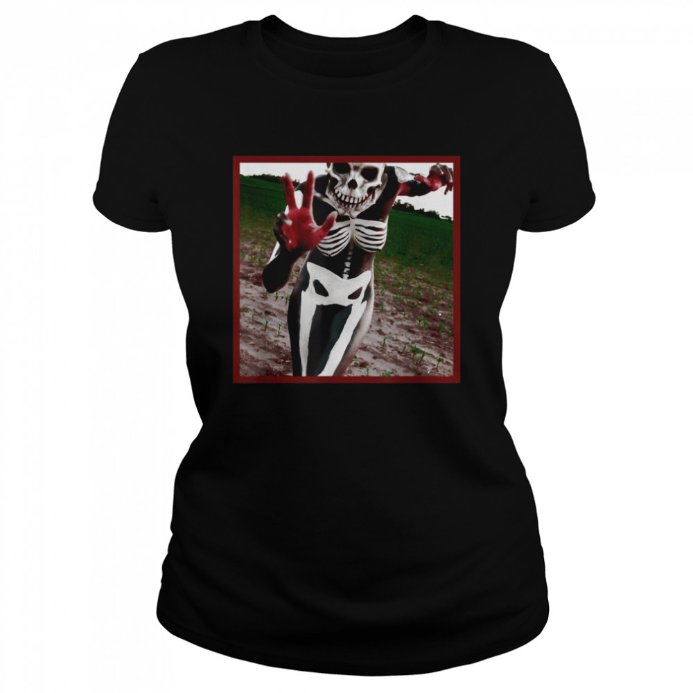 Slipknot Skull Girl Photo T- Classic Women's T-shirt