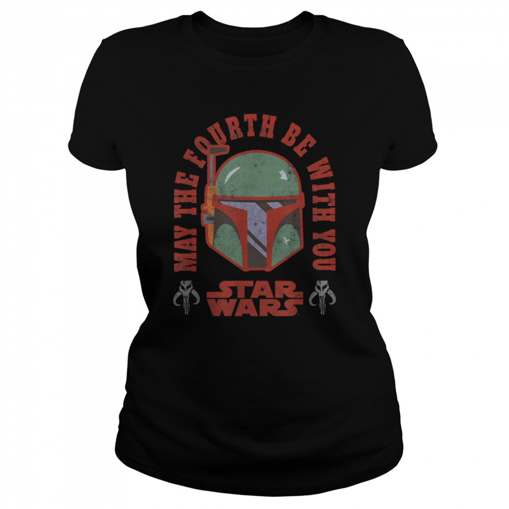 Star Wars Boba Fett May The Fourth Be With You T- Classic Women's T-shirt