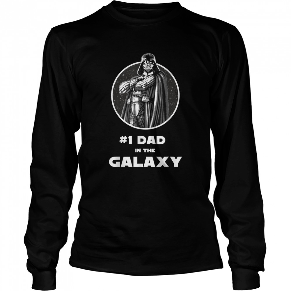 Star Wars Darth Vader #1 Dad In The Galaxy Graphic T- Long Sleeved T-shirt