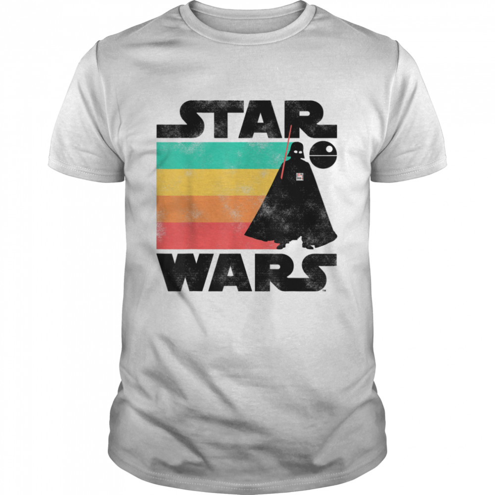 Star Wars Darth Vader Retro Stripes Baby Death Star T-Shirt