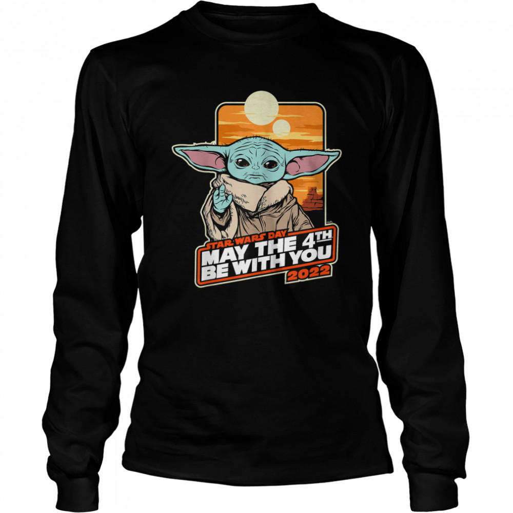 Star Wars Grogu May The 4th Be With You 2022 T- Long Sleeved T-shirt
