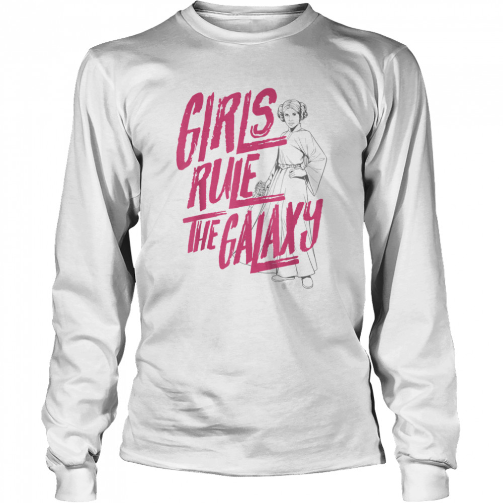 Star Wars Princess Leia Girls Rule The Galaxy T- Long Sleeved T-shirt