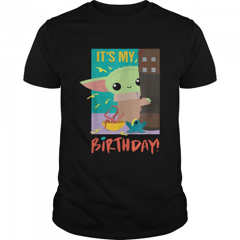 Star Wars The Mandalorian The Child Funny It’s My Birthday T-Shirt