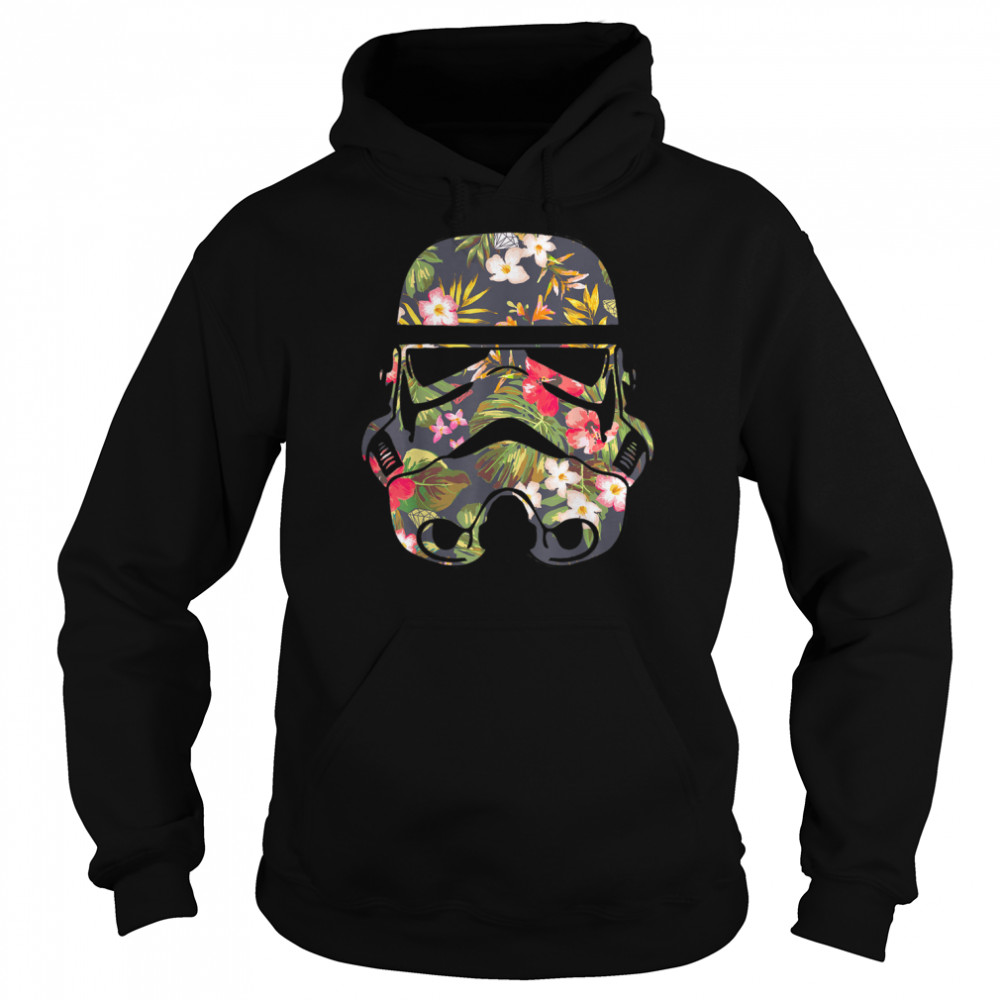 Star Wars Tropical Stormtrooper Floral Print T- Unisex Hoodie