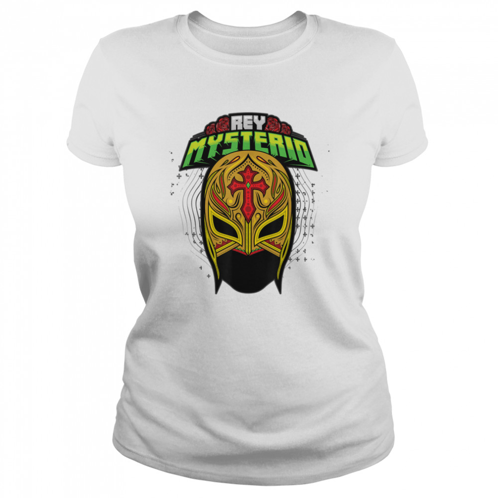 WWE Rey Mysterio Mask Graphic T- Classic Women's T-shirt