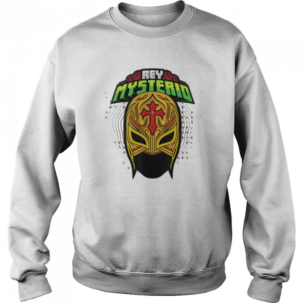 WWE Rey Mysterio Mask Graphic T- Unisex Sweatshirt