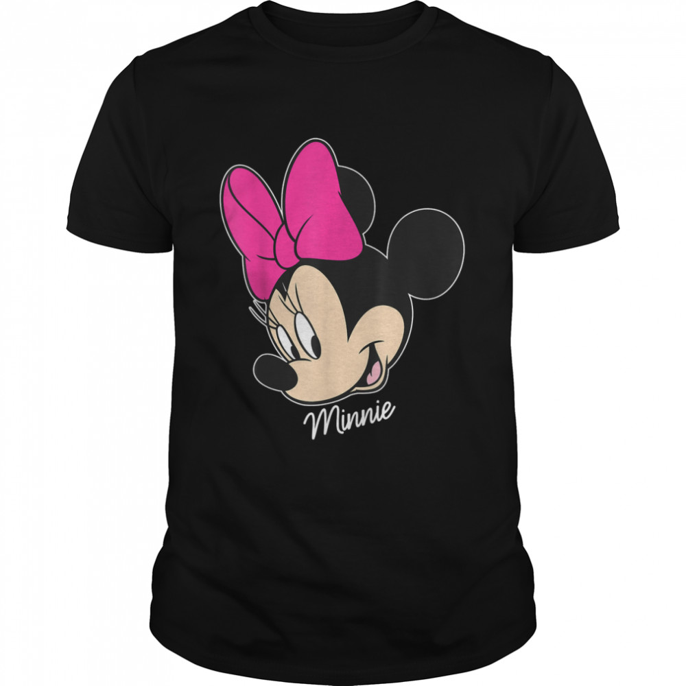 Disney Mickey And Friends Minnie Mouse Big Face T-Shirt