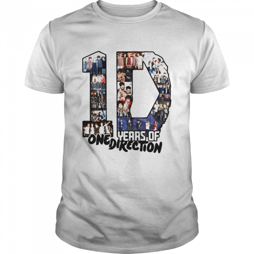 10 Years Of 1 D One Direction Unisex T-Shirt