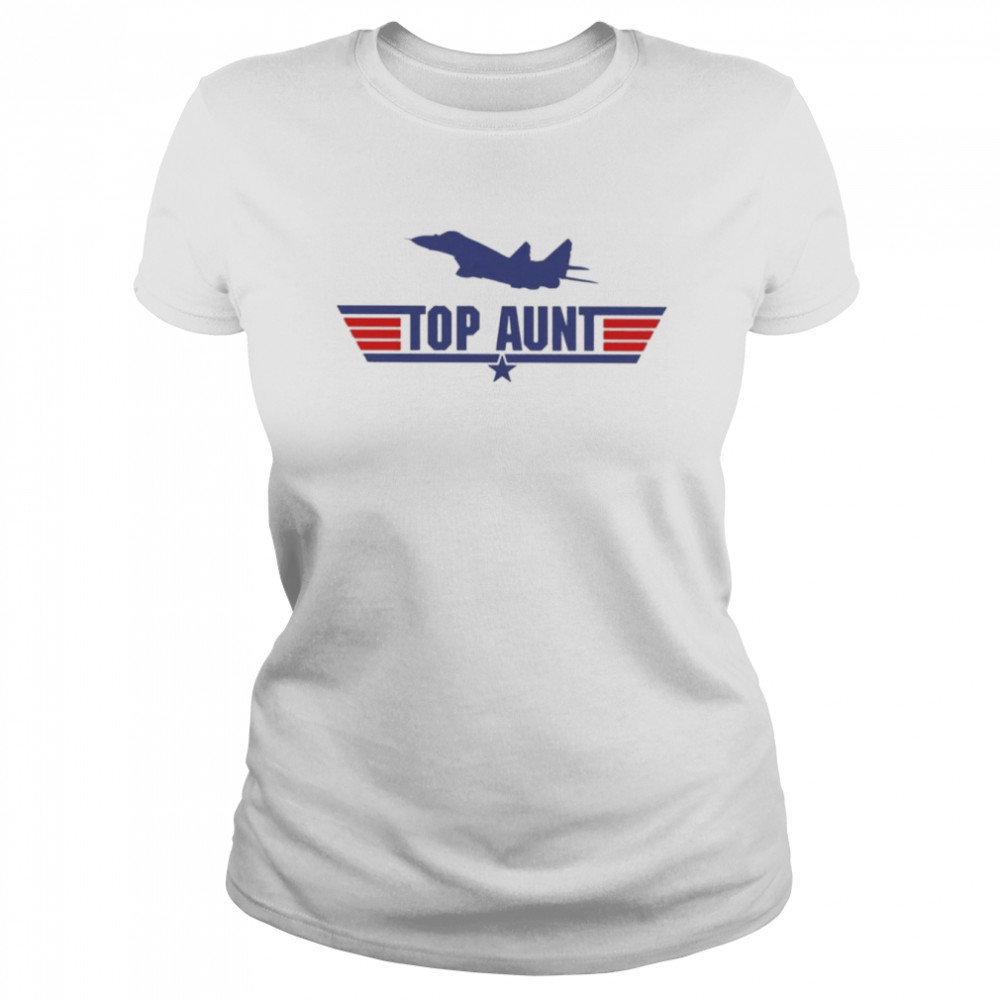 Top Aunt Maverick Top gun and logo shirt Classic Women's T-shirt