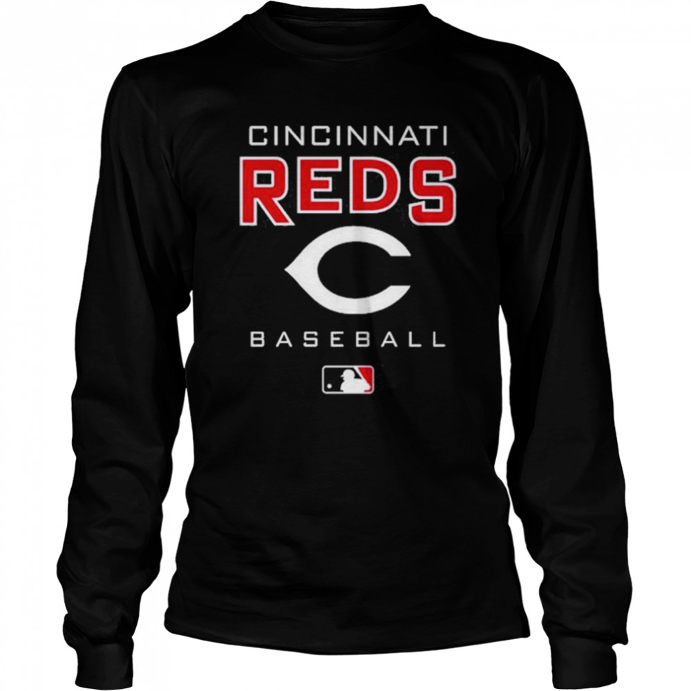 Cincinnati Reds Fanmade Collection Practice Velocity Performance T- Long Sleeved T-shirt