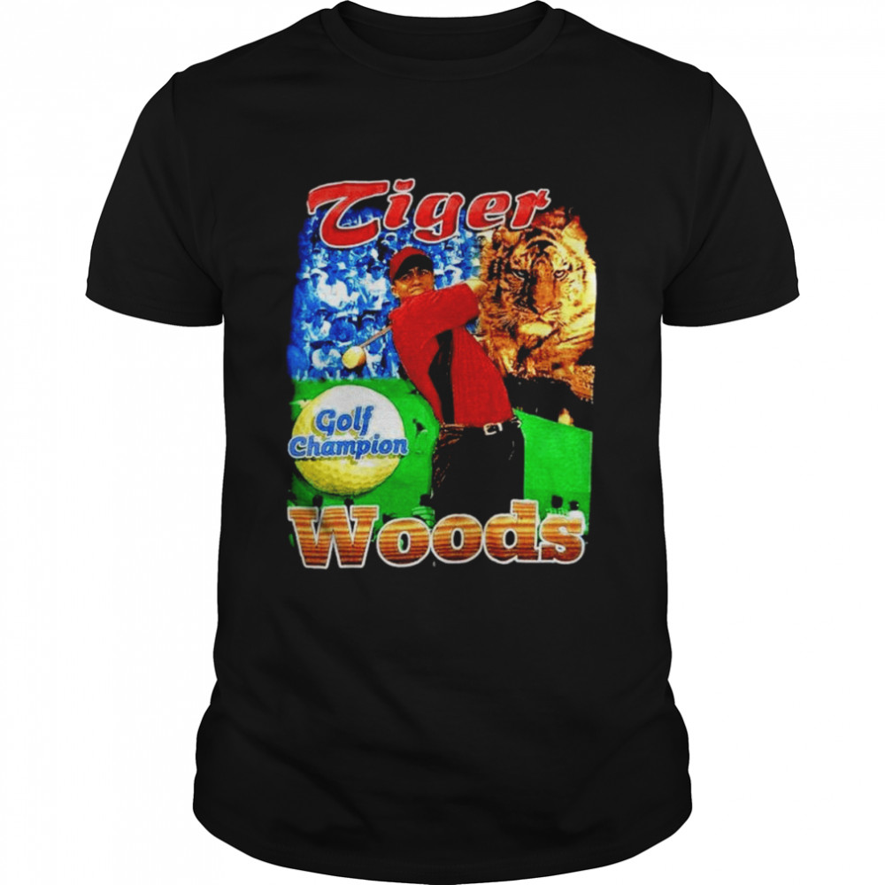 Tiger Woods Golf Champion shirt
