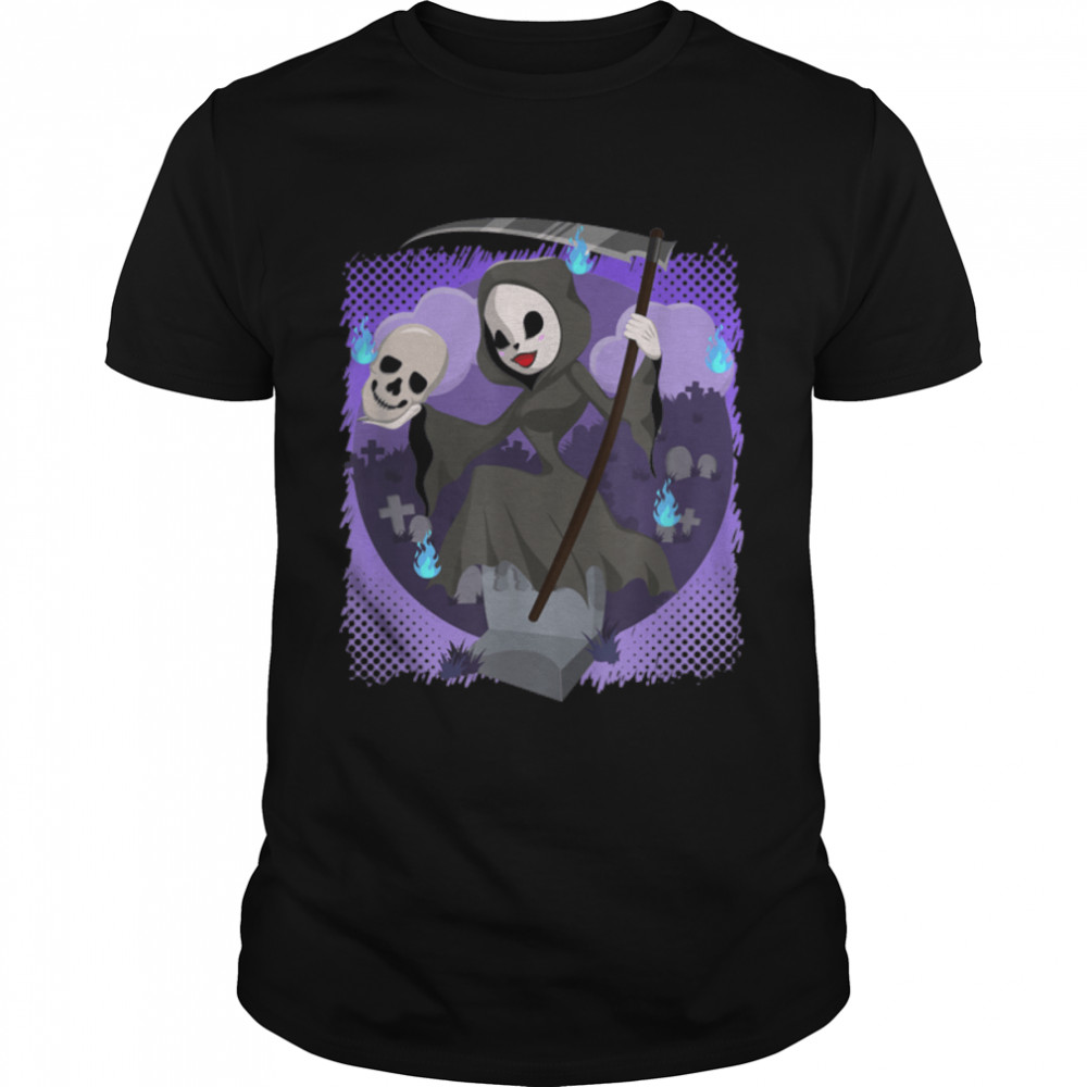 Girl grim reaper Skeleton, Skull Reaper T-Shirt B09X9WLQX9