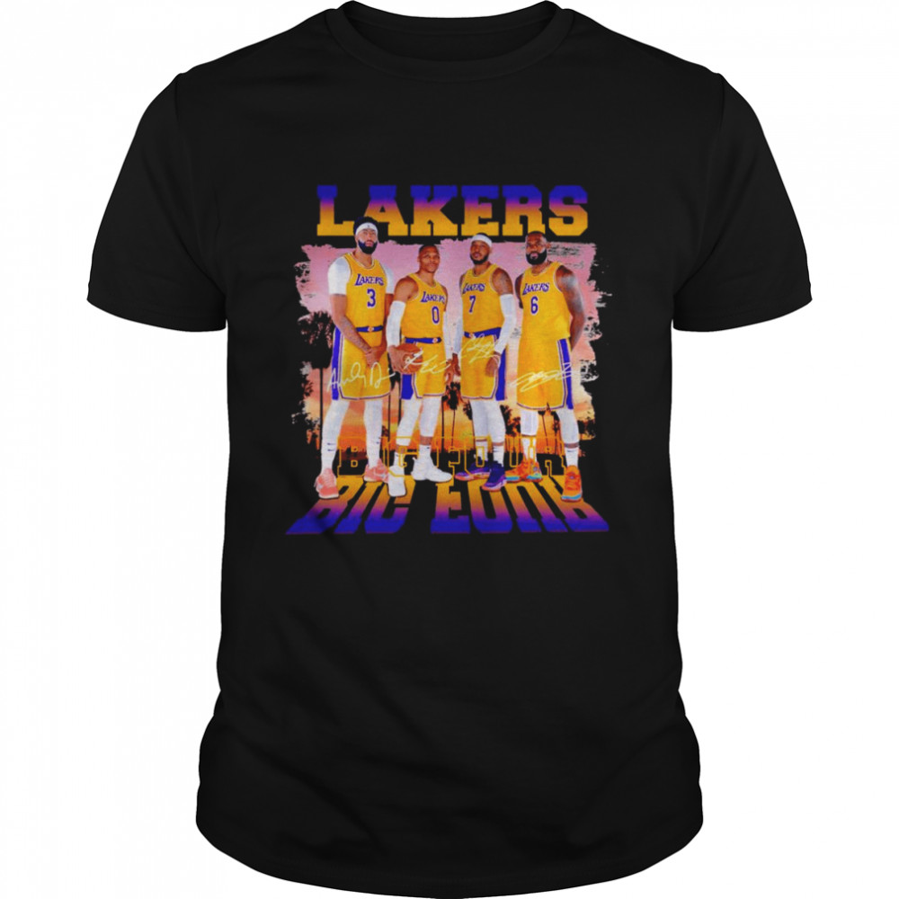 Vintage NBA Los Angeles Lakers Lebron James II T-Shirt - Listentee