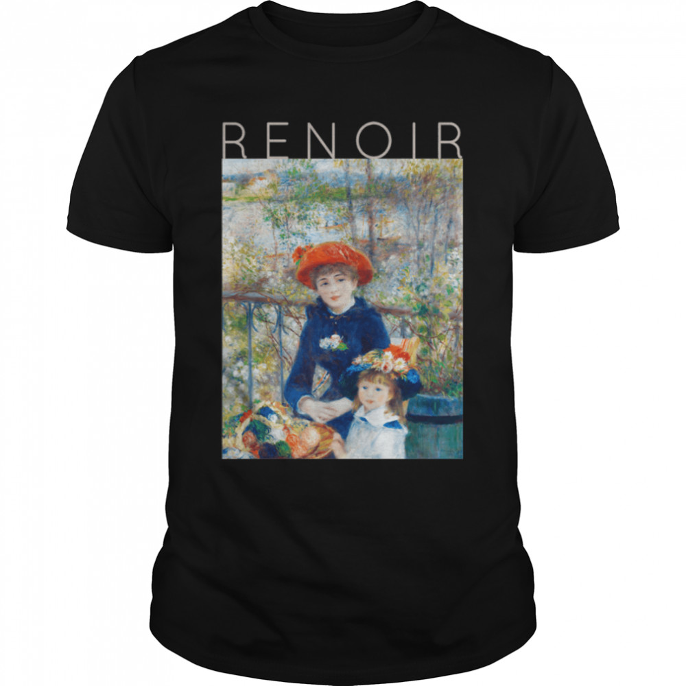 Auguste Renoir – The Two Sisters On the Terrace – Spring T-Shirt B09YY6MMGM