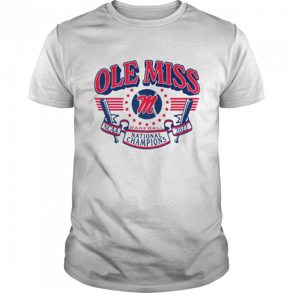 2022 Ole Miss National Champions Banner T-shirt