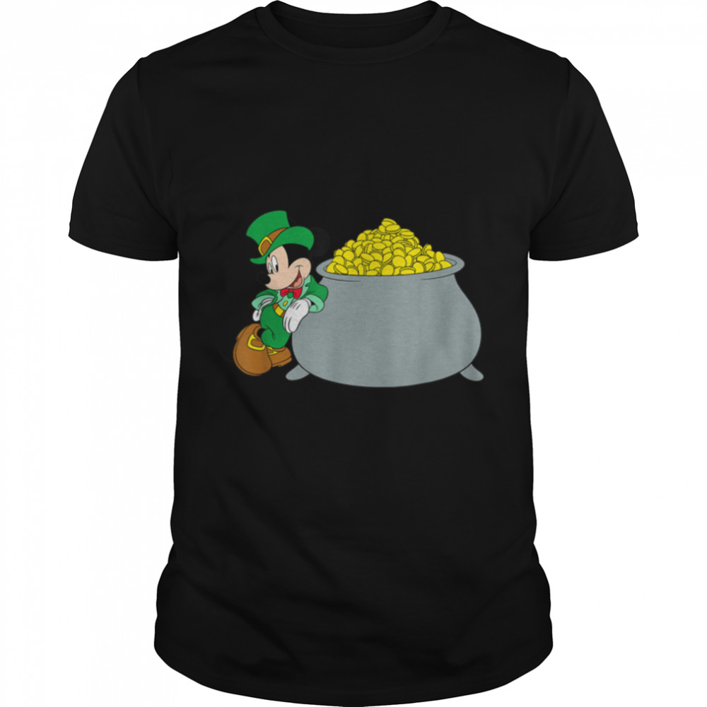 Disney Mickey Mouse St. Patrick’s Day Pot of Gold T-Shirt T-Shirt B07N84PXQL