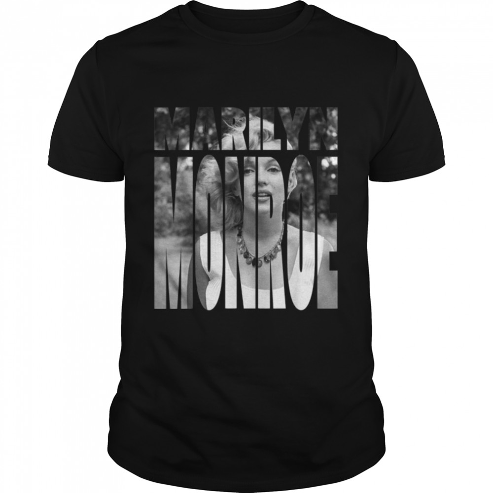 Marilyn Monroe Name Silhouette T-Shirt B07NSPSXBG