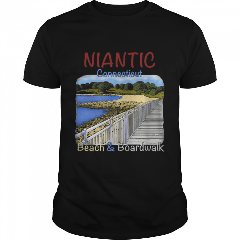 Niantic Boardwalk Souvenirs T-Shirt B0B1BBB3WV