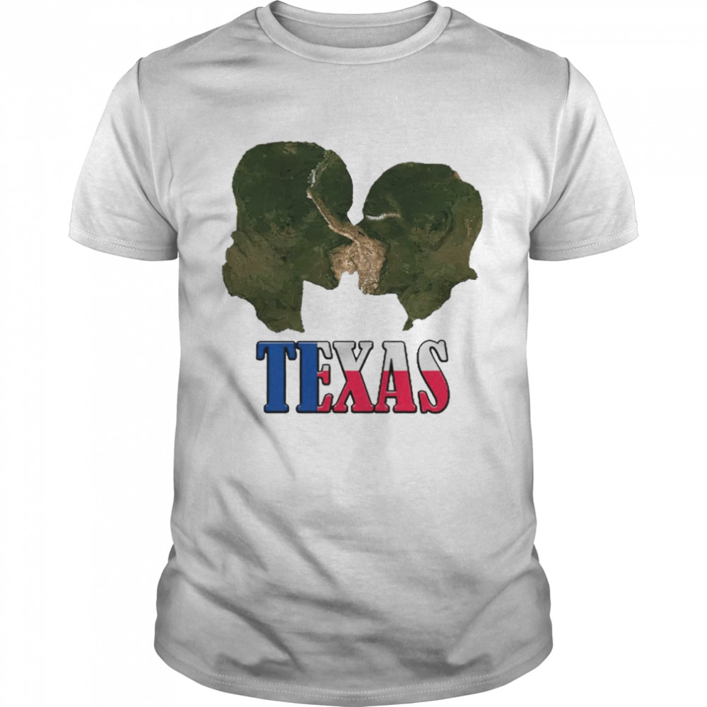 Texas State kissing shirt
