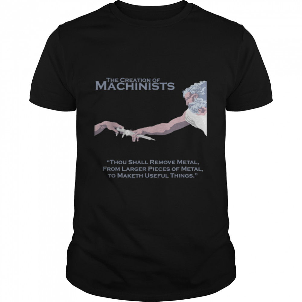The Creation of Machinists T-Shirt B07PGBQQ2B