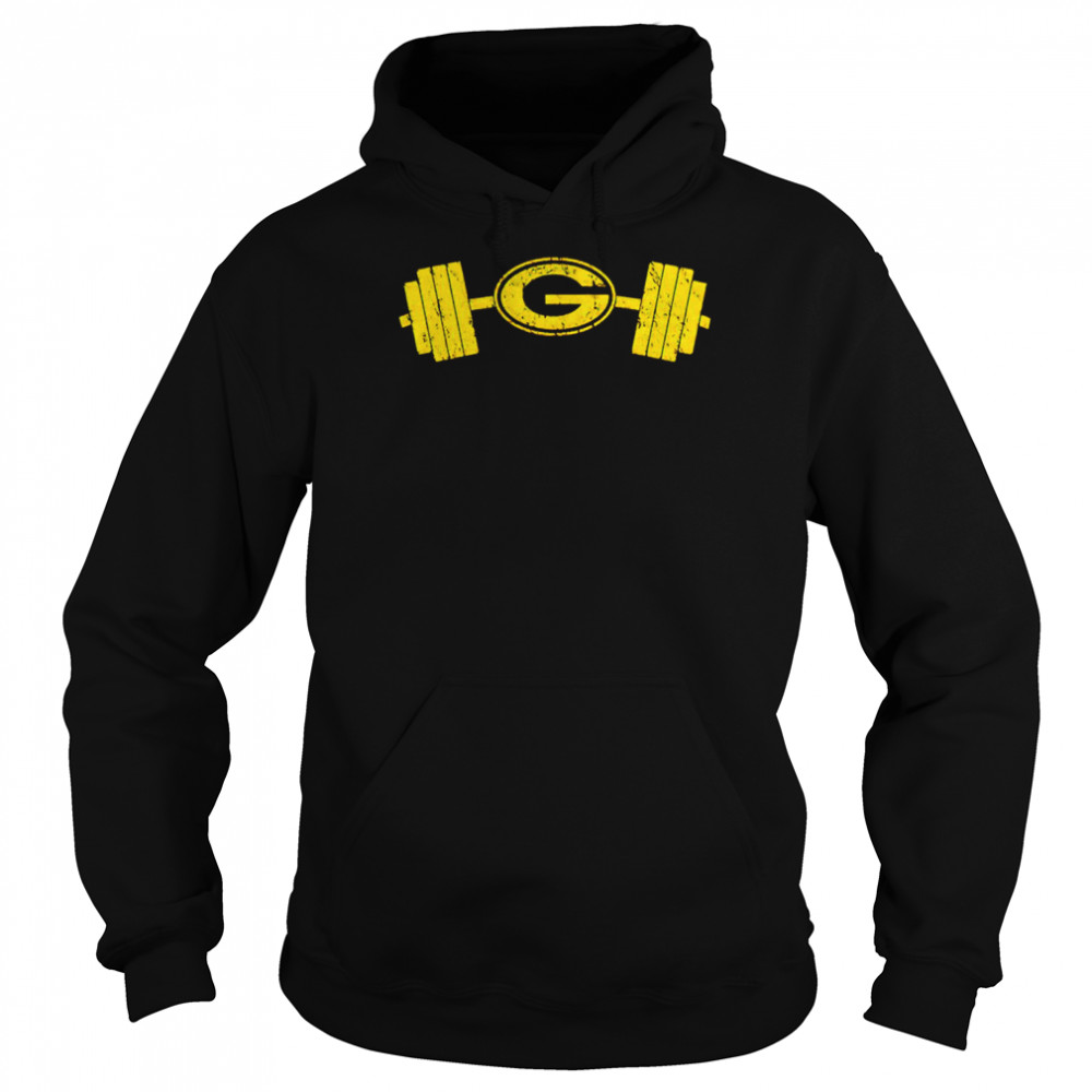 Green Bay Packers Barbell Pack T-Shirt Front 