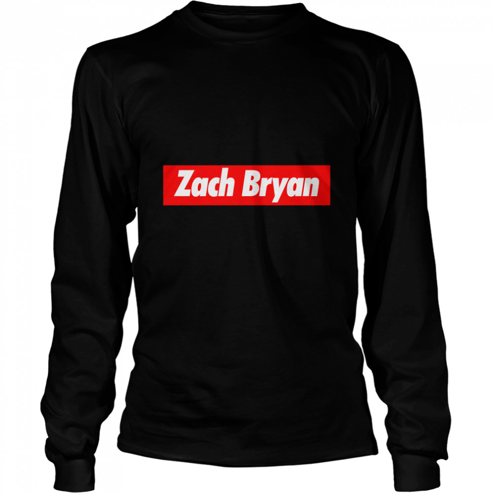Zach Bryan T-shirt coupe relax Long Sleeved T-shirt