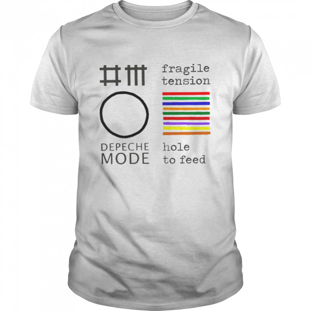 Fragile Tension Depeche Mode Dm shirt