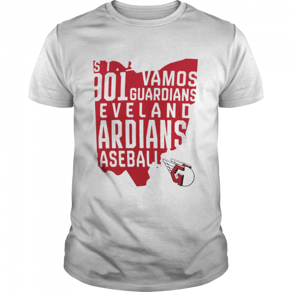 Official Cleveland Guardians Baseball Est 1901 Vamos Guardians Shirt