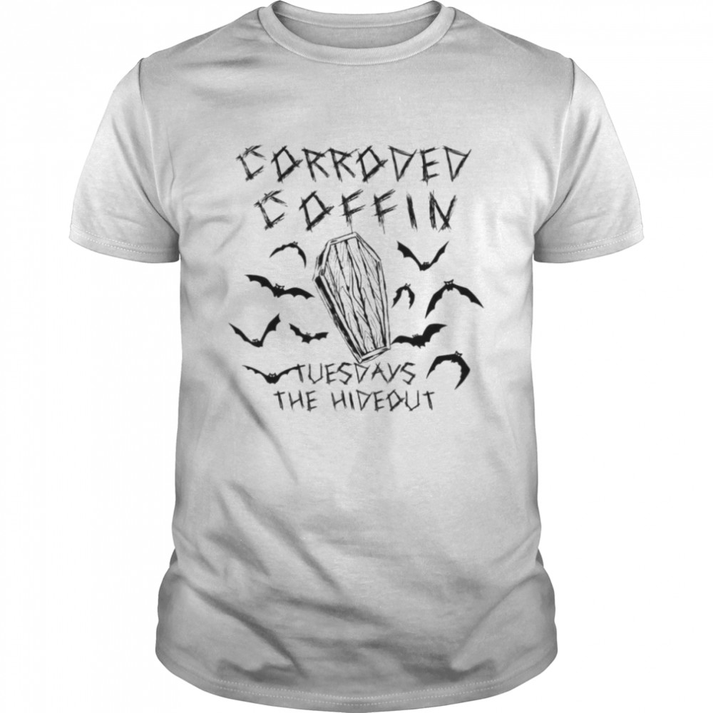 Corroded Coffin Stranger Things Eddie Munson T-Shirt