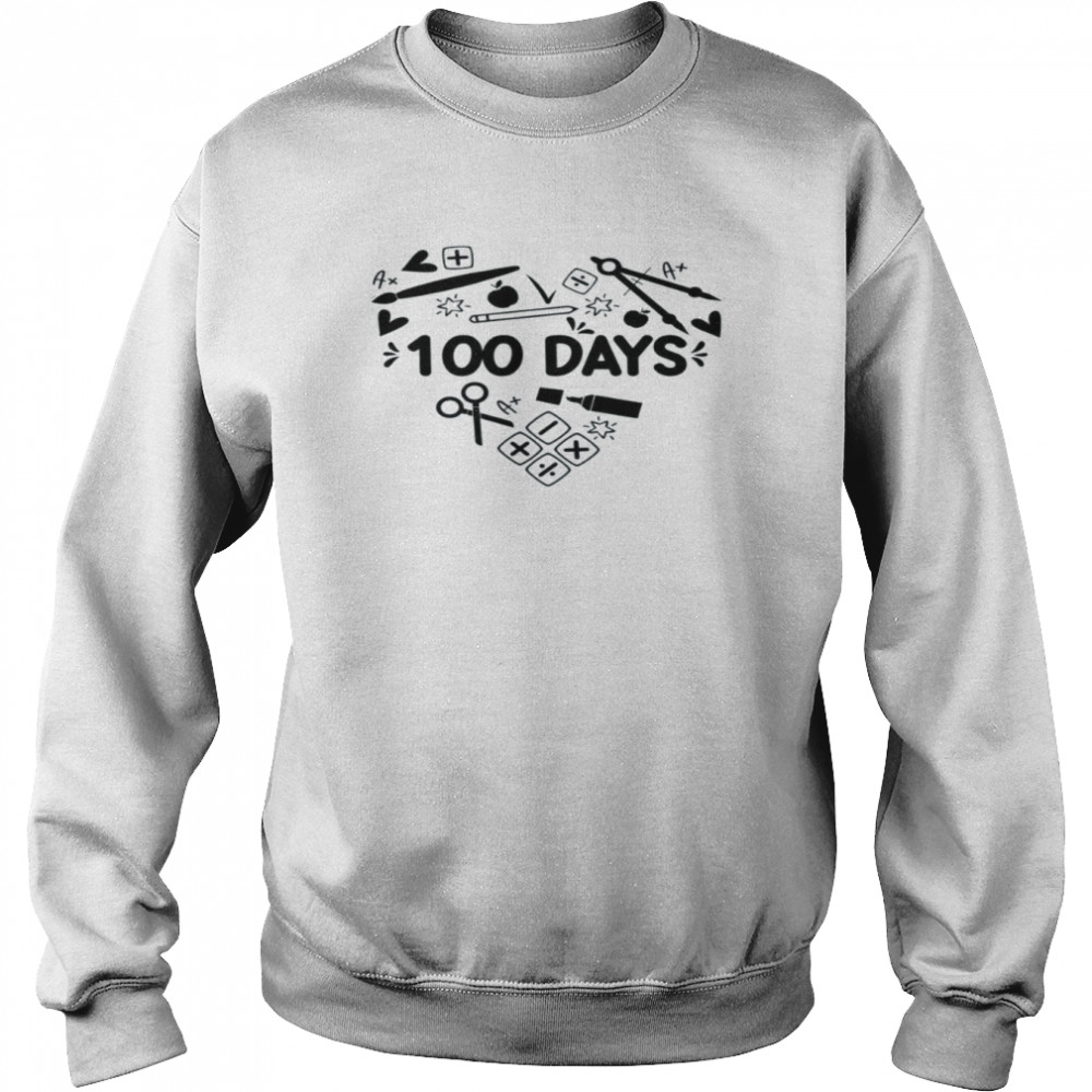 100 Days of School T- Unisex Sweatshirt