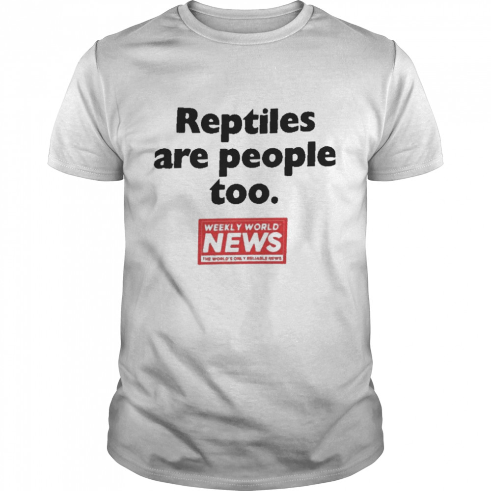 Weekly World News Reptiles Shirt